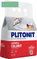 Затирка для швов Plitonit Colorit, салатовая (2 кг)