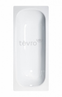 Стальная ванна ВИЗ Tevro (толщина 2.7 мм.) белый лотос без ранта 1500x700 Т-52902
